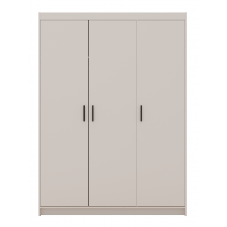 Szafa trzydrzwiowa 133 cm uchylna TRINO beżowa